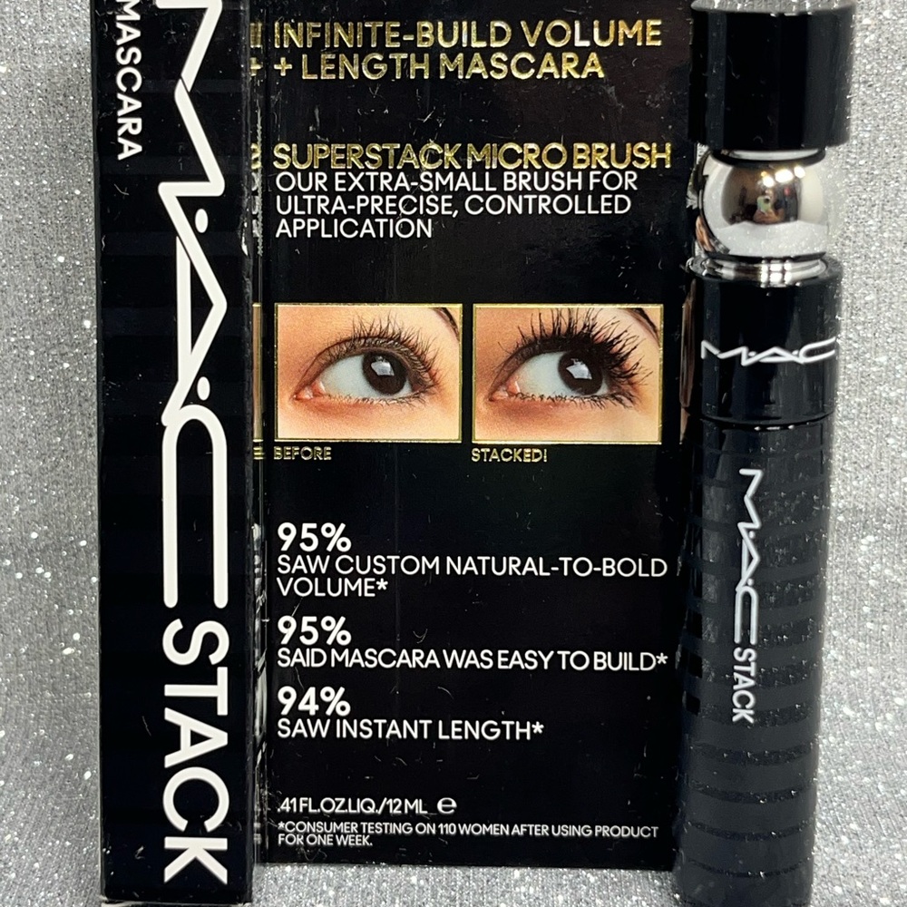👀M.A.C Stack Mascara Black - Picture 2 of 4